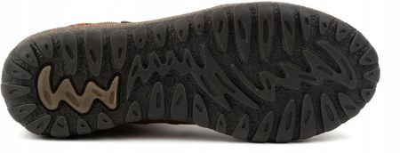 BUTY DAMSKIE TRZEWIKI ZAMSZOWE SKÓRA NATURALNA COMFORT BRĄZOWE 641 41 ARS - zdjęcie 4