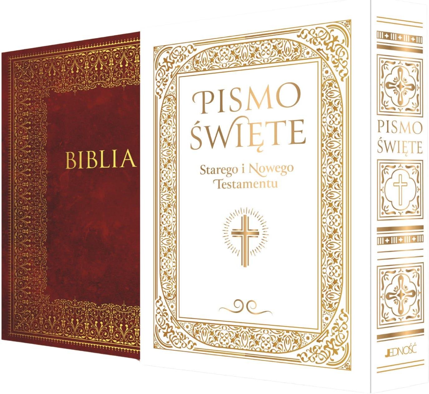 Zdjęcie Wydawnictwo Jedność Pismo Święte Starego I Nowego Testamentu Biblia Domowa W Etui Piękna Duża - Poznań