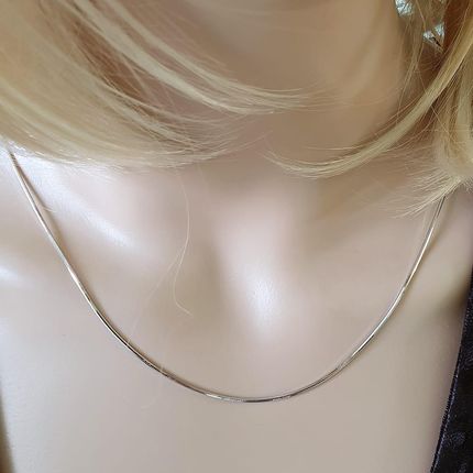 Intergold Srebrny Łańcuszek Kostka Rodowana Próby 925 45 Cm - zdjęcie 2
