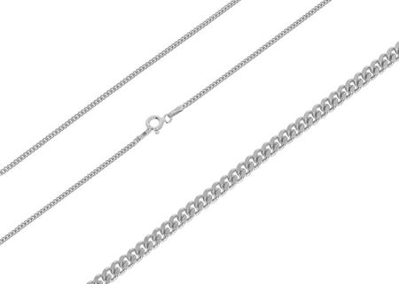 Intergold Srebrny Łańcuszek Rodowany Pełny Próby 925 50 Cm - zdjęcie 2