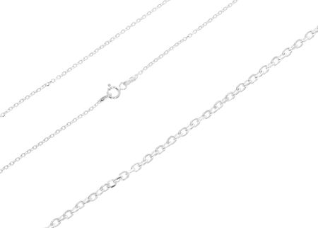 Intergold Srebrny Łańcuszek Nierodowany Ankier Próby 925 50 Cm - zdjęcie 3