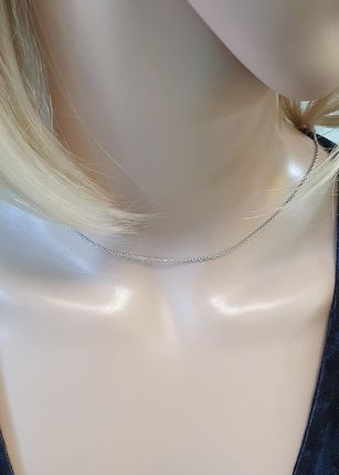 Intergold Srebrny Łańcuszek Ankierek Pełny Rodowany Próby 925 43 Cm - zdjęcie 3
