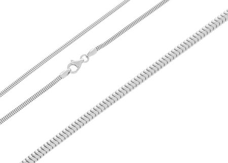 Intergold Srebrny Łańcuszek Rodowany Linka Próby 925 50 Cm - zdjęcie 2