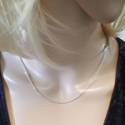 Intergold Srebrny Łańcuszek Nierodowany Ankier Pr. 925 55 Cm - zdjęcie 3