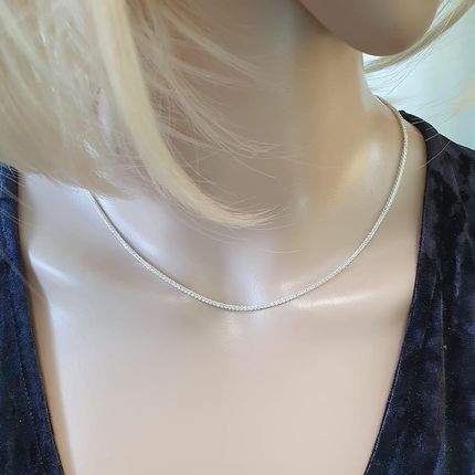 Intergold Srebrny Łańcuszek Nierodowany Lisi Ogon Pr. 925 45 Cm - zdjęcie 2