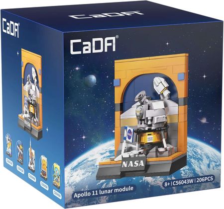 Cada Klocki Konstrukcyjne NASA wystawa statek kosmiczny Apollo 11 lunar module 206 elementów - zdjęcie 2