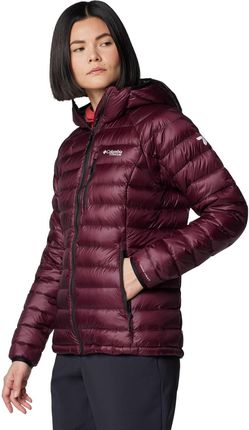 Kurtka puchowa damska Columbia ARCTIC CREST bordowa 2086074607 - zdjęcie 2