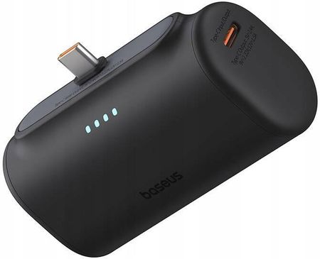 Baseus Compact 5000mAh 20W USB-C czarny - zdjęcie 5
