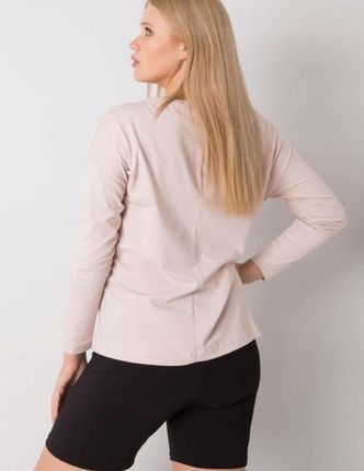 modna bluzka plus size z nadrukiem R 46 różowa - zdjęcie 2