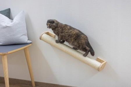 Kerbl Słupek Drapak Na Ścianę Sizal Zabawka Dla Kota Do Wspinaczki 77cm - zdjęcie 2