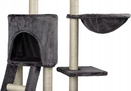 Happet Drapak Dla Kota Ct11 50X35X140Cm Ciemnoszary - zdjęcie 2