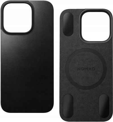 Nomad Magnetic Leather Back do iPhone 16 Pro Max black - zdjęcie 2