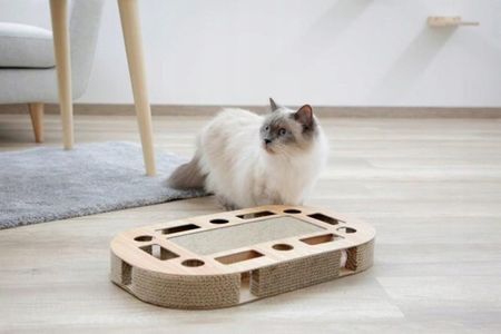 Drapak Tekturowy Piłki Karton Zabawka Dla Kota Z Piłkami Kerbl 52cm - zdjęcie 3