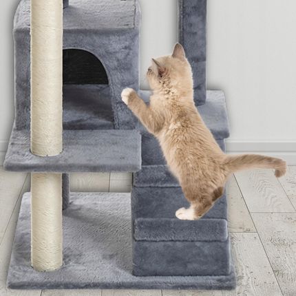 Funfit Home Office Drapak Dla Kota Wieża Legowisko Domek 7 Poziomów - zdjęcie 2