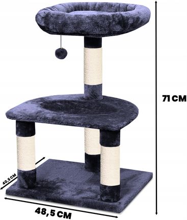 Aga Drapak Dla Kota Legowisko Domek 71X48,5X40,5cm - zdjęcie 4