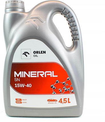 Orlen Oil Mineral Sn 15W40 4,5L - zdjęcie 2