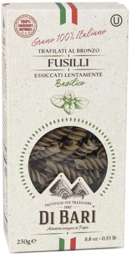 Zdjęcie Di Bari Tarall'Oro Makaron Fusilli Basilico 250g - Kraków