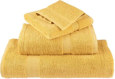 Vidaxl Ręczniki Premium Solund 2szt. Złote 50x100cm - zdjęcie 2