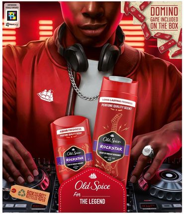 Old Spice Rockstar For The Legend Zestaw Upominkowy Dla Mężczyzn - zdjęcie 2