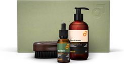 Zdjęcie Beviro Zestaw Upominkowy Dla Mężczyzn Do Pielęgnacji Brody The Cinnamon Season Beard Care Kit - Dąbrowa Górnicza