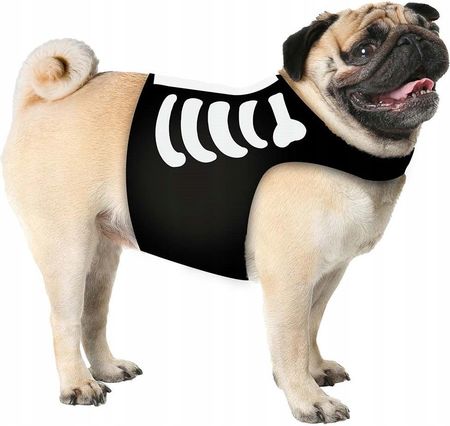 Guirca Strój Ubranko Dla Psa Pies Kościotrup Na Halloween Szkielet Pieska Rozm M - zdjęcie 2