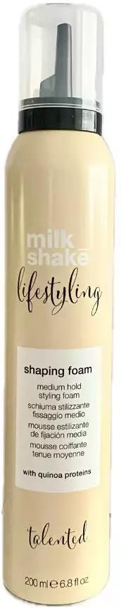 Zdjęcie Milk Shake Lifestyling Shaping Foam Medium Hold Pianka Do Stylizacji Włosów Średnie Utrwalenie 200ml - Błonie