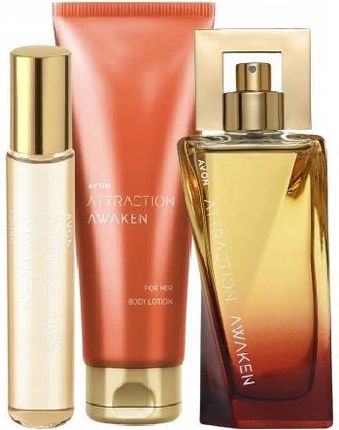 Avon Attraction Awaken Zestaw Z Perfumami Balsamem I Perfumetką - zdjęcie 2