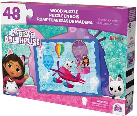 Koci Domek Gabi Drewniane Puzzle Układanka 48 el. 3+ - zdjęcie 2