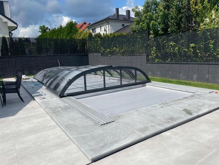 01R1 Roleta Żaluzja Basenowa Elektryczna Na Wymiar - zdjęcie 4