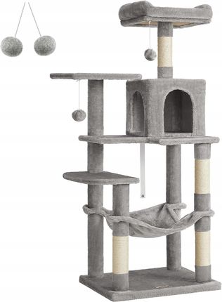 Drapak Dla Kota Duży Xl 6 Poziomów Legowisko Wieża Słupek Domek 143Cm - zdjęcie 4