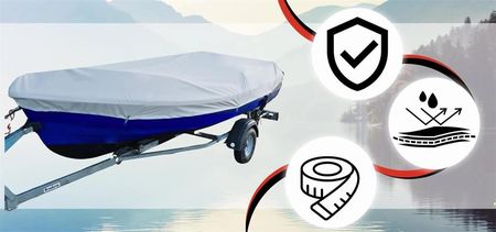 Nava Group Pokrowiec Na Łódź Wędkarską 210G/M2 390-420cm - zdjęcie 2