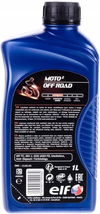 Elf Moto 2 Off Road 2T Olej Do Mieszanki Dwusuwa Motocyklowy 1L - zdjęcie 3