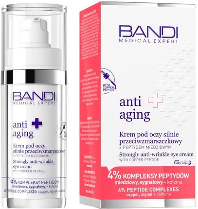 BANDI Krem pod oczy silnie przeciwzmarszczkowy z peptydem miedziowym 30ml - zdjęcie 2