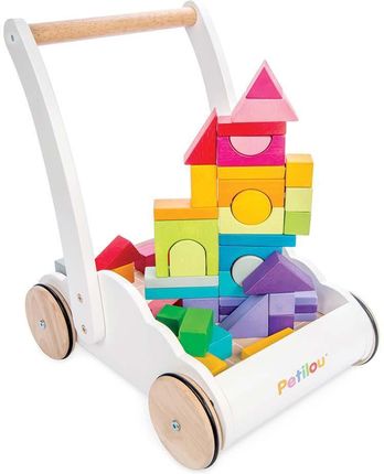 Le Toy Van Pchacz Drewniany Z Klockami Rainbow Cloud - zdjęcie 6