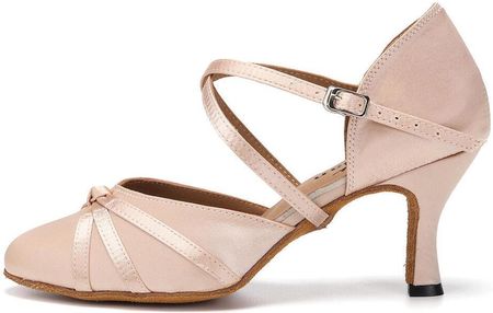 Buty Do Tańca Damskie Taniec Klasyczny Towarzyski Standard Burtan Vienna 7,5cm - zdjęcie 2