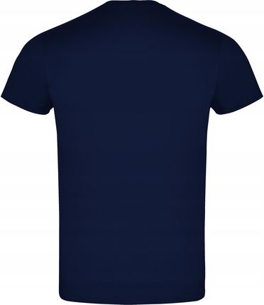 T-shirt Koszulka męska Przewiewna Bawełna 100% Roly Atomic 6424 Granat 2XL - zdjęcie 4