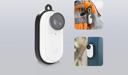 Puluz Magnetyczna ramka zabezpieczająca Insta360 GO 3 / GO 3S z karabinkiem - zdjęcie 4