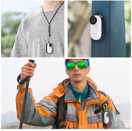 Puluz Magnetyczna ramka zabezpieczająca Insta360 GO 3 / GO 3S z karabinkiem - zdjęcie 3