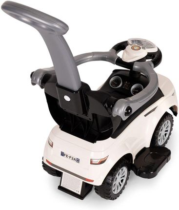 Multistore Jeździk Chodzik Pchacz 3W1 Autko Super Car Biały - zdjęcie 3
