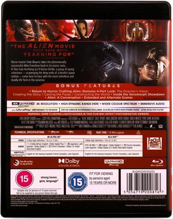 Obcy: Romulus (Blu-Ray 4K)+(Blu-Ray) - zdjęcie 3