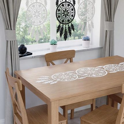 Markizeta Bieżnik Żakardowy Łapacz Snów Biały 36x140cm (001390KSZ0010361401) - zdjęcie 3