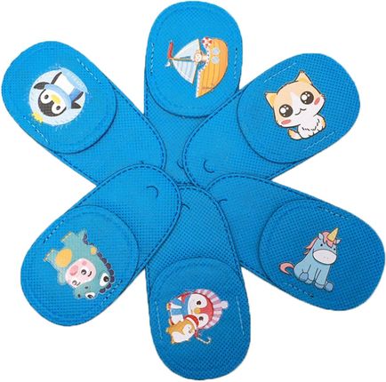 Dziecko Treningowy Lazy Okulary Amblyopia Przepaska Na Oczu 6 Szt Prawe Oko - zdjęcie 4