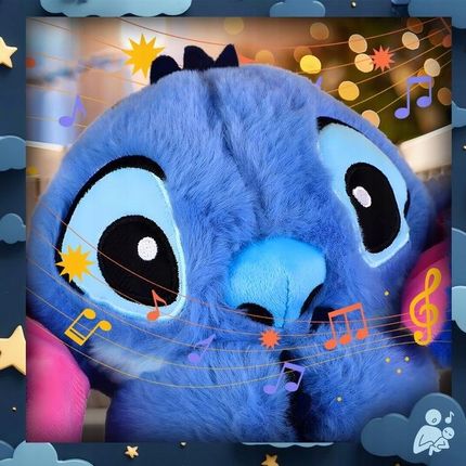 Toys Maskotka Stitch Miś Szumiś Przytulanka Oddychająca Uspokajacz Pluszak Stich - zdjęcie 2