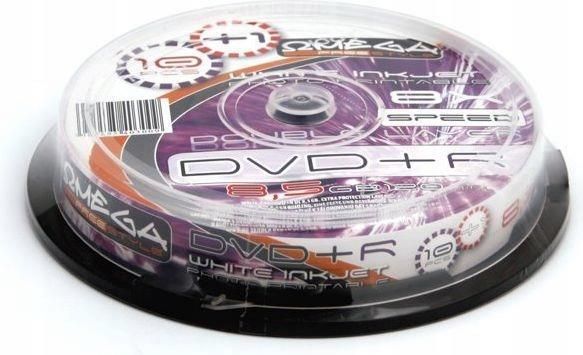 Nośnik danych Omega DVD R 8x Dual Layer 8 5GB Printable CAKE 10szt