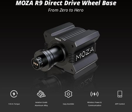Moza R9 V2 Direct Drive Wheelbase RS28 - zdjęcie 2