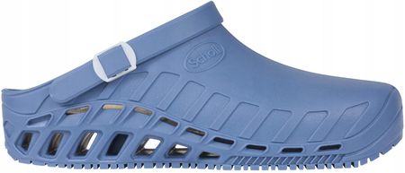 Scholl Obuwie Robocze Chodaki Gumowe Klapki Medyczne Clog Evo L.Blue - zdjęcie 2
