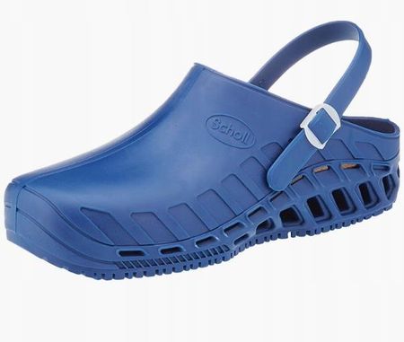 Scholl Obuwie Robocze Chodaki Gumowe Klapki Medyczne Clog Evo L.Blue - zdjęcie 5