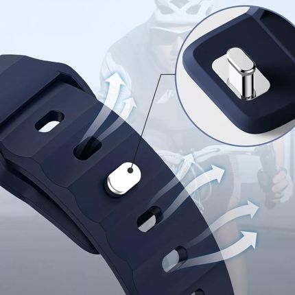 4Kom Opaska Do Smartwatcha Pasek Na Zegarek Samsung Galaxy Watch Ultra 47mm Granatowy - zdjęcie 6