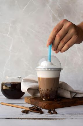 Kubki Pet Shake 400Ml Z Wieczkiem Wypukłym 50szt. - zdjęcie 4