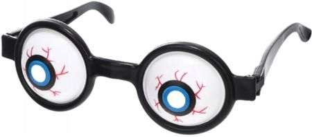 Śmieszne Okulary Kostium Halloween Zmęczone Oczy Przebranie Fotobudka - zdjęcie 3
